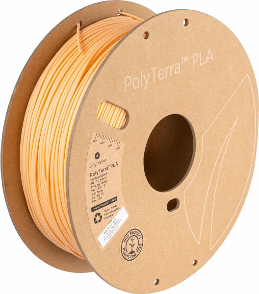 ポリメーカ(Polymaker) 3Dプリンタ―用フィラメント PolyTerra PLA 1.75mm径 1kg巻 Peach