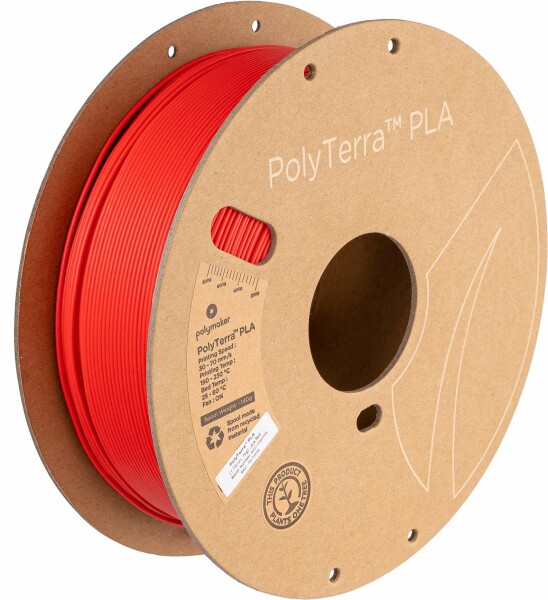 ポリメーカ(Polymaker) 3Dプリンタ―用フィラメント PolyTerra PLA 1.75mm径 1000g Lava Red